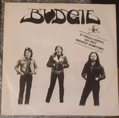 Budgie - If Swallowed Do Not Induce Vomiting 12" Vinyl EP 1980. Active BUDGE 1