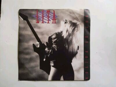 LITA FORD - Shot of poison / Larger than life - 7" Vinyl single (VG/VG)