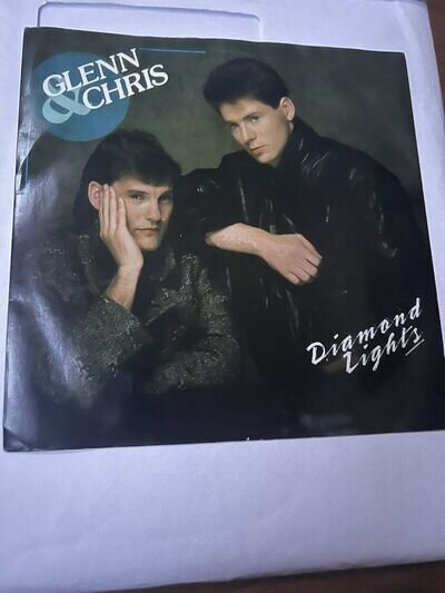 7 vinyl RECORDS, GLEN AND CHRIS , DIAMOND LIGHTS USED