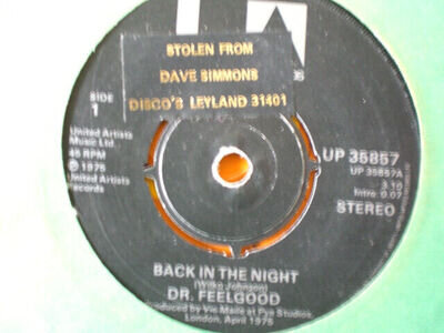 DR FEELGOOD - BACK IN THE NIGHT