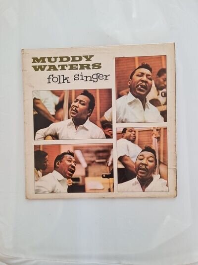 MUDDY WATERS FOLK SINGER IST ISSUE VINYL RECORD , 1964 ,NPL 28038 MONO .