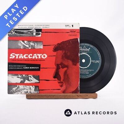 Elmer Bernstein - Staccato - 7" EP Vinyl Record - EX/VG+