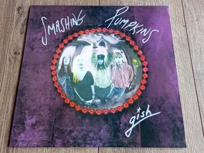 SMASHING PUMPKINS - GISH LP 1991 UK HUT RECORDINGS EX