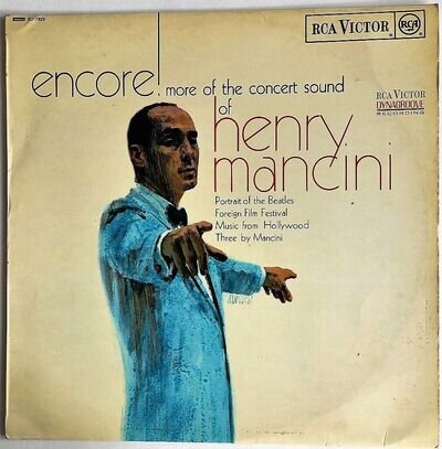 Henry Mancini and His Orchestra Encore More of the Concert Sound of, 12" 33rpm