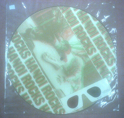 HANOI ROCKS-DON'T YOU EVER LEAVE ME 12" PICTURE DISC + 3D GLASSES