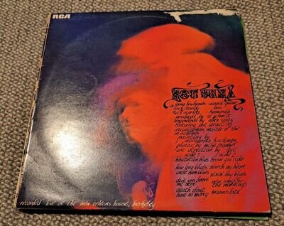 HOT TUNA - HOT TUNA LP SF 8125 RCA VICTOR 1970 VG+!