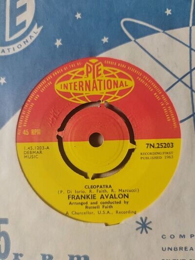 Frankie Avalon-Cleopatra 7" Vinyl