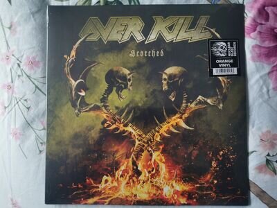 OVERKILL SCORCHED 12" DOUBLE ORANGE VINYL RECORD NEW&SEALED