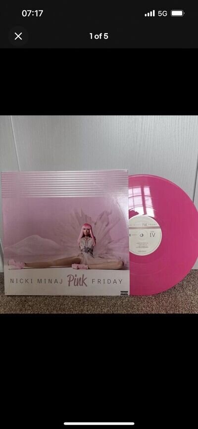 Nicki Minaj Pink Friday Hot Pink Vinyl