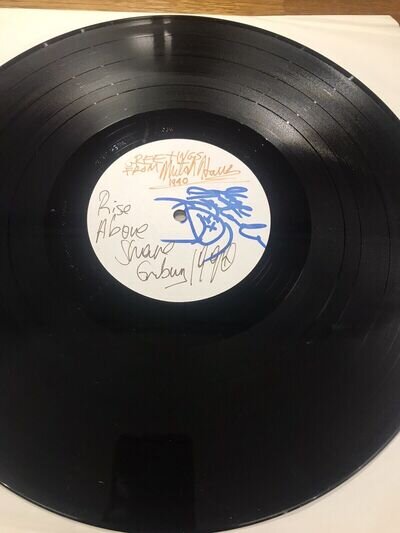 Napalm Death - Harmony Corruption Signed White Label