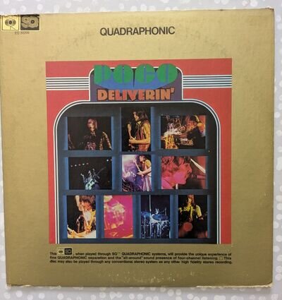 POCO - DELIVERIN'- LP USA 1971 - EPIC EQ 30209 - QUADRAPHONIC