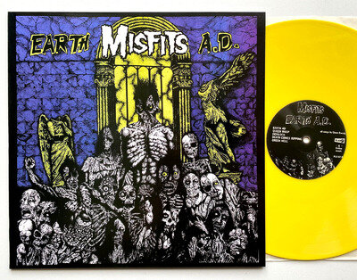 MISFITS . wolfsblood earth LP Danzig Samhain PUNK Metallica Ramones The Cramps