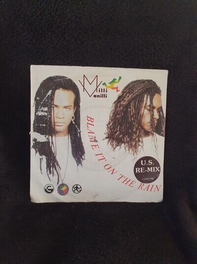 7" MILLI VANILLI BLAME IT ON THE RAIN (free postage)