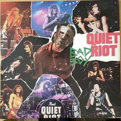 Quiet Riot - Bad Boy +2 live tracks 12" Original EX/EX