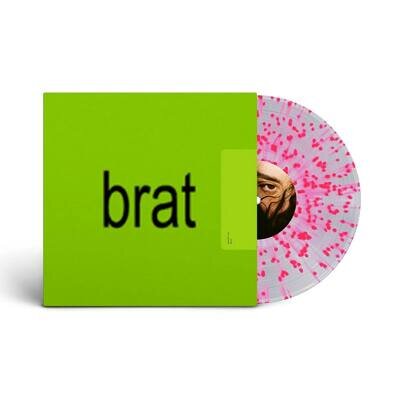 Charli xcx brat (VINYL LP) Clear Pink Splatter RSD Stores Ex. [NEW] PRESALE