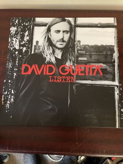 Listen by David Guetta Double 12” Vinyl , 2014) Same Day Dispatch - MINT