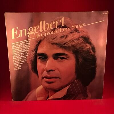 ENGELBERT HUMPERDINCK 16 Greatest Love Songs 1973 vinyl LP best of Love Letters