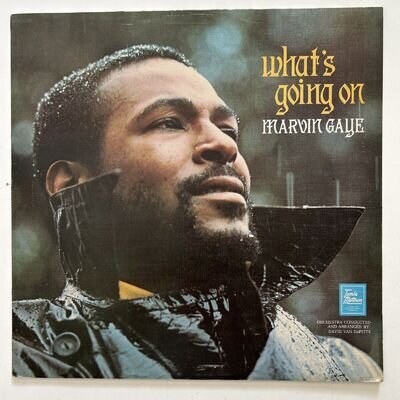 Marvin Gaye – What's Going On – UK 1st Pressing Vinyl LP Lyric Inner EX/EX