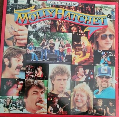 Molly Hatchet. Double Trouble Live. Vinyl Double Album. Excellent Condition