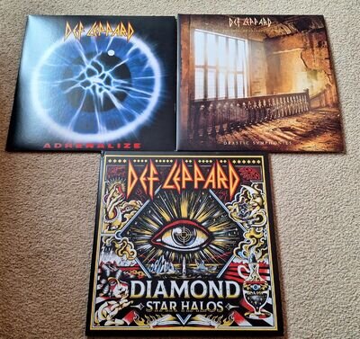 Def Leppard vinyl bundle very good condition