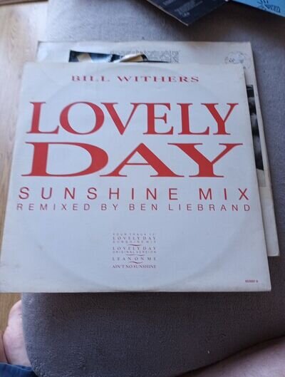 Bill Withers, Lovely Day, 7” Vinyl Single, Sunshine Mix, Ben Liebrand remix