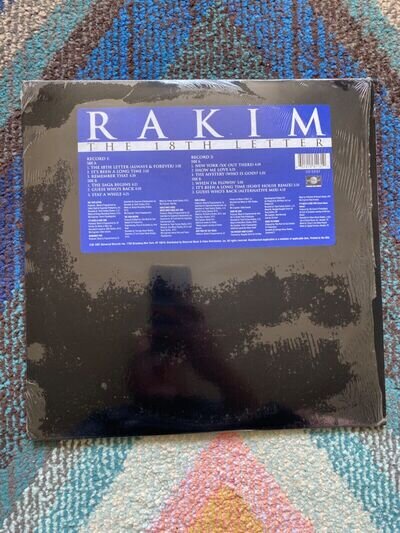 Rakim - The 18th Letter 2x LP Vinyl 1997 Universal Records – U2-53113