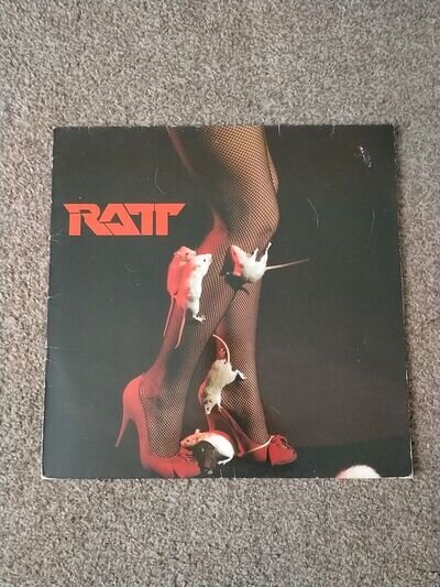 Ratt Debut EP 1984 European Alsdorf First Press A/B Time Coast/Atlantic Vinyl EX