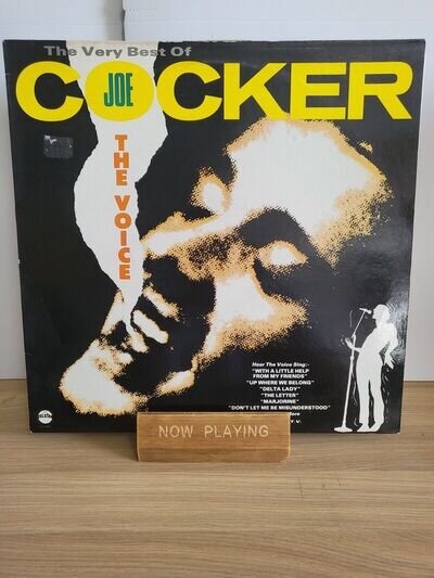 THE VOICE-THE BEST OF JOE COCKER,VINYL LP RECORD, 1986 UK, EX/VG+