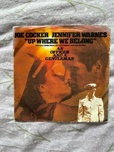 Joe Cocker & Jennifer Warnes - Up Where we Belong - 7” Single - Vinyl - Vintage