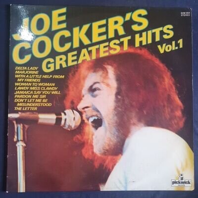 JOE COCKER'S GREATEST HITS VOL.1 1975 SHM 954 12" VINYL RECORD