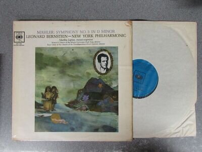 Mahler Symphony No 3 In D Minor Leonard Bernstein VINYL - £3.25 UK POST