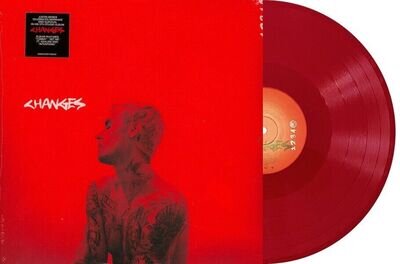 Justin Bieber - Changes, LP Record (New & Sealed) RED VINYL LIMITED EDITION