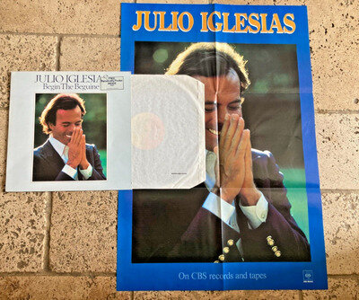 Julio Iglesias – Begin The Beguine UK 1981 Vinyl LP Record Album + Poster - EX+