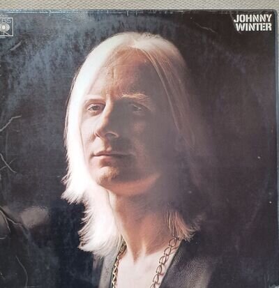 JOHNNY WINTER LP 1969 S/T CBS 63619 1st ISSUE A1/B1 LAMINATED SLEEVE plays VG+