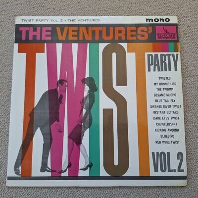 THE VENTURES - "TWIST PARTY VOL.2" (U.K. LIBERTY) 1962. MONO. 1ST PRESS.