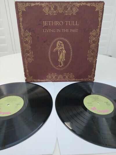 Jethro Tull Living In The Past Double Vinyl LP Chrysalis 040 1 / 001/2 Italian P