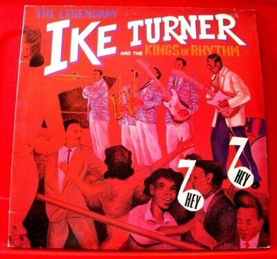 Ike Turner/Kings Of Rhythm Hey Hey 2-LP G/F UK ORIG 1984 Red Lightnin R&B VINYL