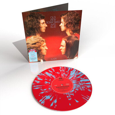 Slade - Old New Borrowed and Blue Red & Blue Splatter Vinyl 12" Album