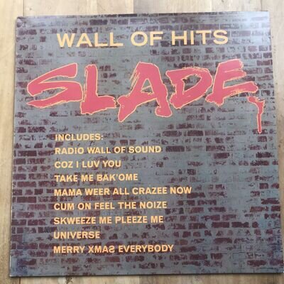 Slade - Wall Of Hits Vinyl LP (Greatest Hits Compilation) VGC