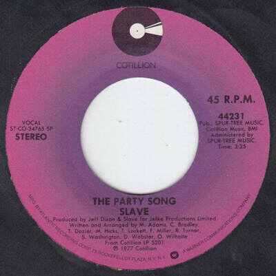 Slave - The Party Song / We Can Make Love (7") (Near Mint (NM or M-))