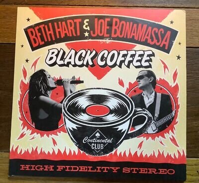 BETH HART & JOE BONSMASSA - BLACK COFFEE - RED VINYL - (nm)