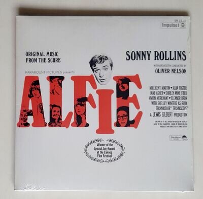 NEW SEALED Sonny Rollins & Orchestra. Alfie - Vinyl LP Album 2016 Gatefold Cover