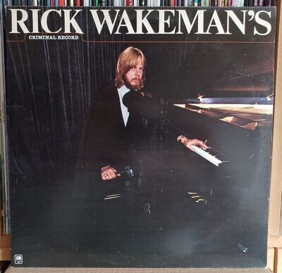 (38) Rick Wakeman ‎- Rick Wakeman's Criminal Record LP