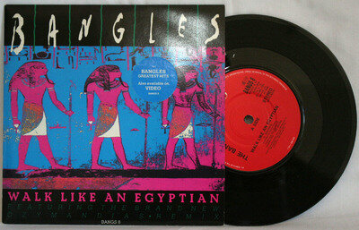 Bangles – Walk Like An Egyptian. CBS BANGS 8. Stereo, 1990 UK. Nr Mint