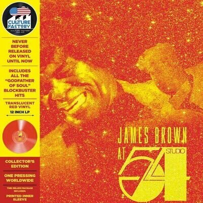 James Brown : At Club 54 VINYL Collector's 12" Album Coloured Vinyl (2024)