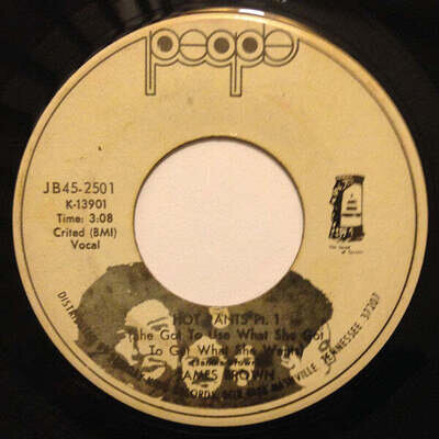 James Brown - Hot Pants (7", Single, Promo) (Good Plus (G+))