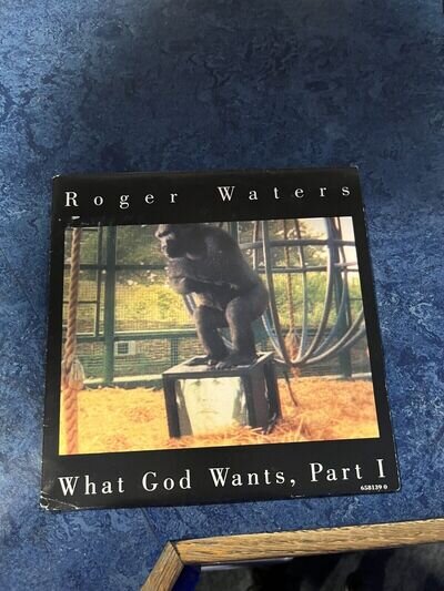 Roger Waters: What God Wants Part 1, 1992, 7”, Columbia, Pink Floyd, Ex