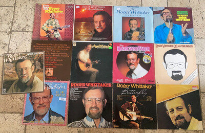 13x ROGER WHITTAKER 12" LP Album Vinyl Records Bundle Job Lot