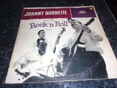 JOHNNY BURNETTE AND THE ROCK N ROLL TRIO LP ON THE MCA CORAL