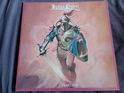 JUDAS PRIEST HERO, HERO GATEFOLD SLEEVE 2 x VINYL LP 1981 GULL